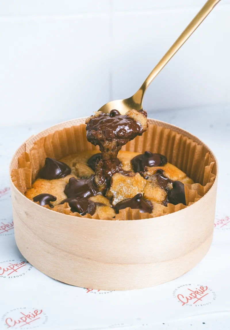 Hot cookie avec sa cuillère